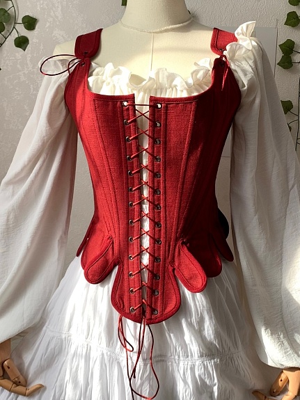 Корсет из интерьерного хлопка "Иоланта"