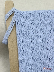 Кружево цв.голубой-4, ш.13мм, хлопок-90%, п/э-10%#016462