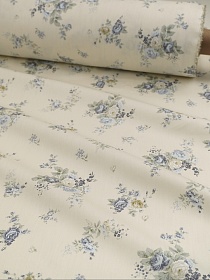 Сатин "Анжелика" цв.сливочный, ш.2.35м, хлопок-100%, 110гр/м.кв