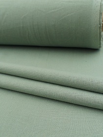 Полулен с умягчением цв.Серо-мятная дымка, СОРТ2, ш.1.5м, лен-30%, хлопок-70%, 140гр/м.кв