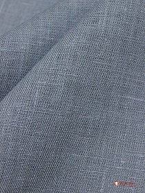 Лен костюмный с эффектом мятости цв.Серый с бирюзовым оттенком, ш.1.45м, лен-100%, 190гр/м.кв