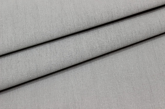 Хлопколен винтаж (жгутовое окраш) цв.Серый, ш.1.5м, лен-15%, хлопок-85%, 200гр/м.кв