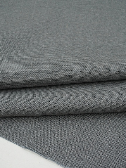 Лен костюмный цв.Темно-серый-3, СОРТ2, ш.1.5м, лен-100%, 180гр/м.кв