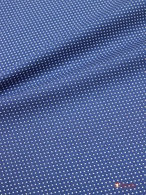 Импорт. хлопок "Пшено-4 на джинсово-синем", ш.1.5м, хлопок-100%, 100гр/м.кв #017642