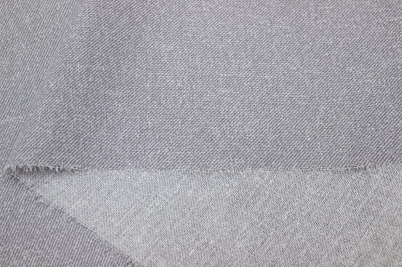 Бязь "Рубчик меланж" цв.серо-сиреневый, ш.2.2м, хлопок-100%, 120гр/м.кв
