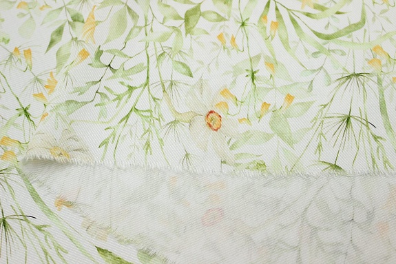 Плательная вискоза Digital "Ароматы лета" , ш.1.4м, вискоза-100%, 125гр/м.кв