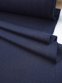 Шерсть костюмная Твид цв.Чернильный, СОРТ2, ш.1.45м, шерсть-50%, пэ-50%, 250гр/м.кв