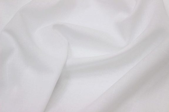 Батист цв.Белый (отбеленный), ш.1.5м, хлопок-100%, 80гр/м.кв#009037