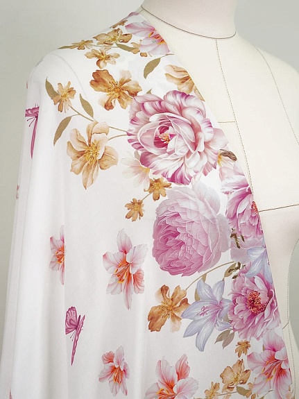 Штапель Премиум (Digital) "Летние мечты", ш.1.45м, вискоза-100%, 110гр/м.кв