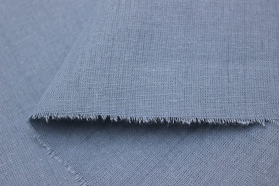 Хлопколен винтаж (жгутовое окрашивание) цв.Кадетский серый, ш.1.54м, лен-15%, хлопок-85%, 200гр/м.кв