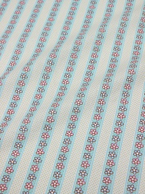 Поплин "Цветочная тесьма", СОРТ2, ш.1.5м, хлопок-100%, 115гр/м.кв