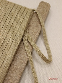 Тесьма плетеная, 8мм, джут-100%#003104