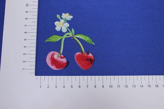 Сатин Премиум "Веточки вишни", СОРТ2, ш.2.28м, хлопок-100%, 125гр/м.кв