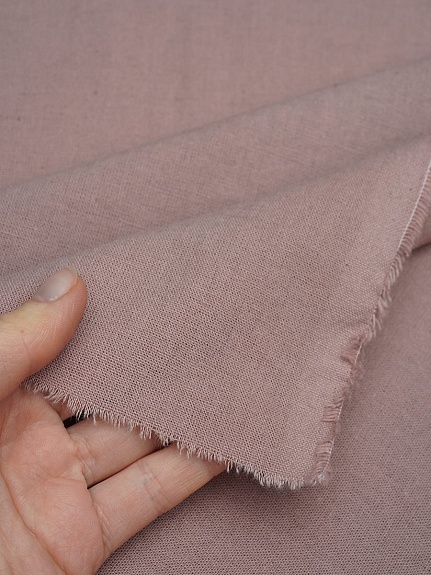 Полулен костюмный с эффектом мятости цв.Т.розово-сиреневый, ш.1.5м, хл-70%, лен-30%, 170гр/м.кв
