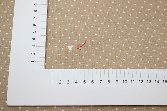 Бязь "Очень мелкий горох на песочном", СОРТ2, ш.1.5м, хлопок-100%, 142гр/м.кв