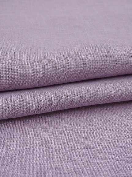 Лен костюмный с эффектом мятости цв.Светло-сиреневый, ш.1.45м, лен-100%, 180гр/м.кв