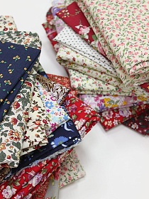 Комплект лоскута 1кг Импортный хлопок