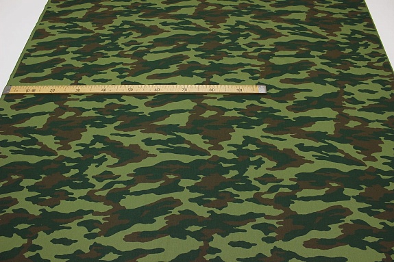 Саржа "Камуфляж", ВИД4, ш.1.5м, хлопок-100%, 250гр/м.кв