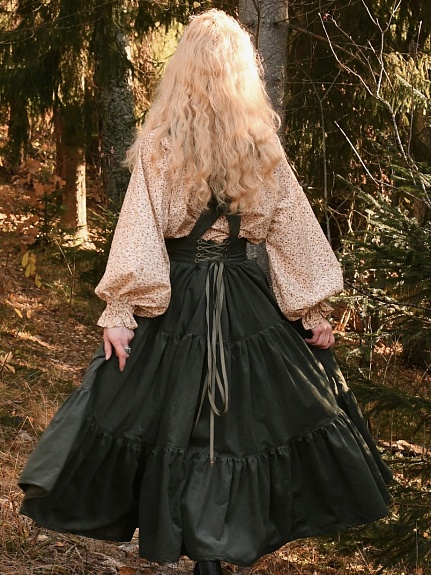 Блуза из импортного хлопка и сарафан из микровельвета