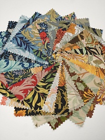 Комплект образцов "Импортный хлопок: мотивы Уильяма Мориса"