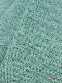 Футер 2-х нит. начес цв.Мятно-серый меланж, ш.2.14м (1.07м*2, чулок), Карде/Ое, хл-100%, 180гр/м.кв