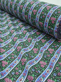 Ситец "Фанни - розовые цветы", ш.0.8м, хлопок-100%, 90гр/м.кв