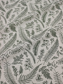 Полулен "Душистые травы" (на т.суровом), ш.1.5м, лен-30%, хлопок-70%, 147гр/м.кв