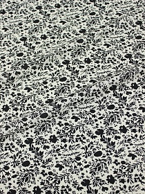 Штапель "Аделис" цв.молочный, ш.1.45м, вискоза-100%, 95гр/м.кв