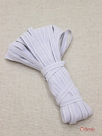 Резинка бельевая цв.Белый, ш.7мм, 10м, рис.7522