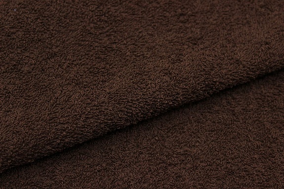Махровая ткань цв.Горький шоколад, ш.1.5м, хлопок-100%, 350гр/м.кв