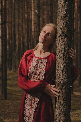 Льняное платье*
