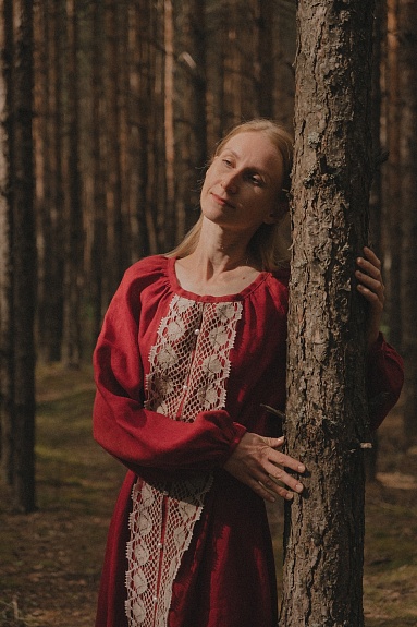 Льняное платье*