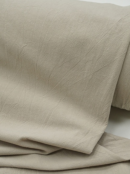 Хлопок крэш цв.Бежевый жемчуг, ш.1.4м, хлопок-100%, 160гр/м.кв