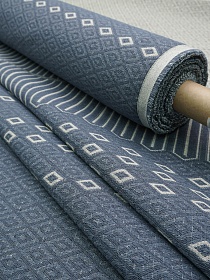 Полульняной жаккард "Ветразь", ш.1.6м, лен-76%, хл-24%, 300гр/м.кв, раппорт 155см