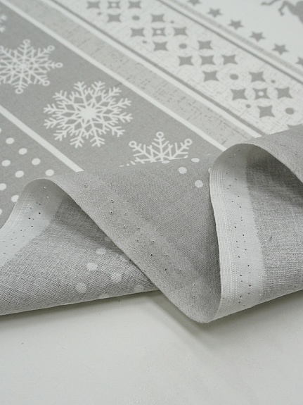 Поплин "Карелия - олени", (комп), ш.2.2м, хлопок-100%, 110гр/м.кв