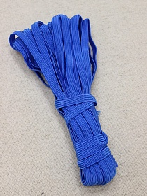 Резинка бельевая цв.Светлый василек, ш.6мм, 10м