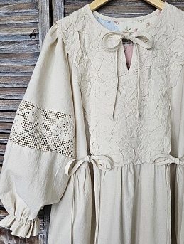 Платье из бязи цв.суровый