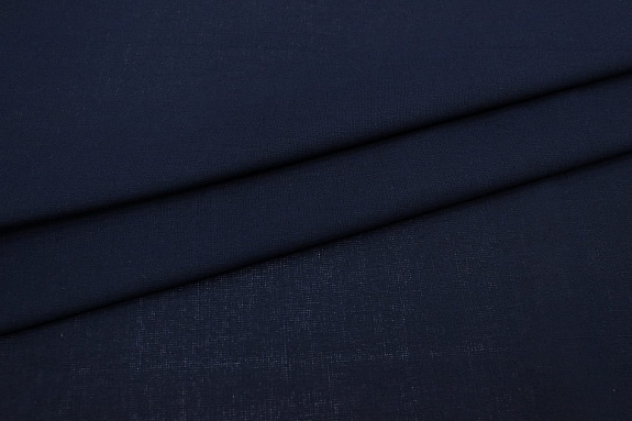 Полулен постельныйцв.Темный чернильно-синий, ш.2.2м, лен-30%, хлопок-70%, 155гр/м.кв