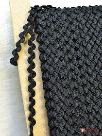 Вьюнчик цв.черный, 10мм, п/э-100%