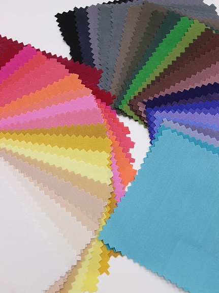 Комплект образцов "Штапель однотонный" №1