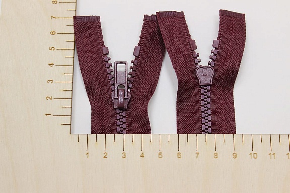 Молния тракторная №5 цв.винтажно-вишневый, 65см
