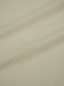 Муслин двухслойный с эффектом жатости цв.Светлый телесно-желтый, СОРТ2, ш.1.4м, хл-100%, 110гр/м.кв,