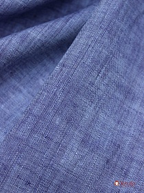 Лен сорочечный "Синий джинс", ш.1.5м, лен-100%, 125гр/м.кв