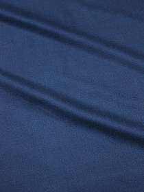 Бархат (жемчужный) цв.Темно-синий с оттенком морская волна, СОРТ2 , ш.1.4м, хл-95%, лайкра-5%