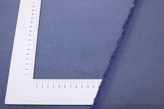 Микровельвет с эластаном цв.Серо-голубой джинс, ш.1.42м, хлопок-70%, эластан-30%, 280гр/м.кв