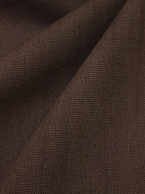 Хлопколен винтаж (жгутовое окрашивание) цв.Шоколадно-коричневый, ш.1.5м, лен-15%, хл-85%, 200гр/м.кв