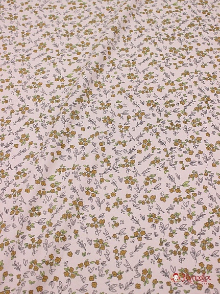 Плательный хлопок "Есения"цв.бледный серо-лиловый, ш.1.44м, хлопок-100%, 115гр/м.кв