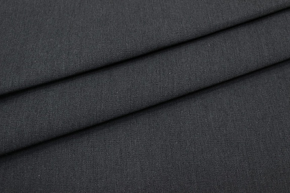 Саржа (твил) цв.Темный графитово-серый, ш.1.5м, хлопок-65%, п/э-35%, 240гр/м.кв