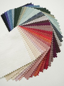 Комплект образцов "Теплый хлопок однотонный" №1