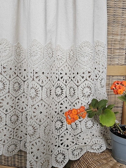Платье из крапивы и кроше
